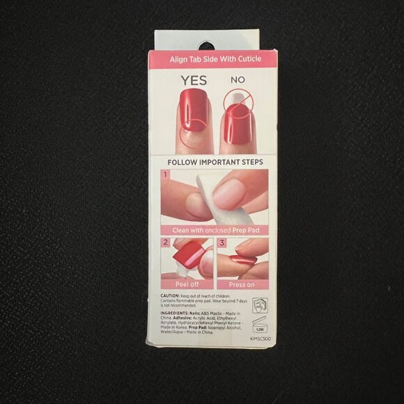 New - Kiss Impress USA Patriotic Press on Nails - Size S - Picture 2 of 2